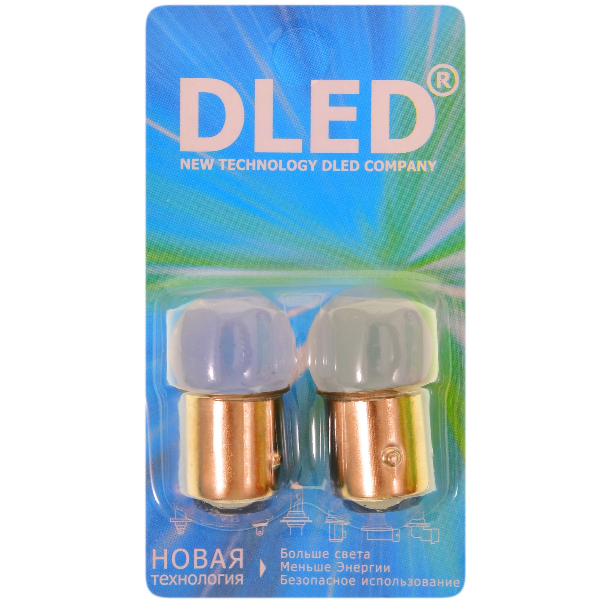 Светодиодные автомобильные лампы DLED P21/5W 9LED Series Ball